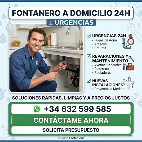 Fontanero Rápido 24h en Montcada i Bifurcació